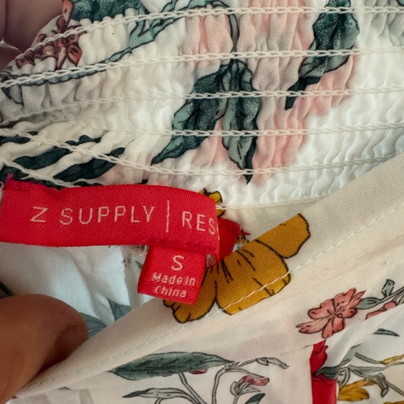 Z Supply Resort | Floral Boardwalk Wide Leg Pants | Small - Picture 4 of 6